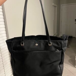 Kate spade black zippered tote